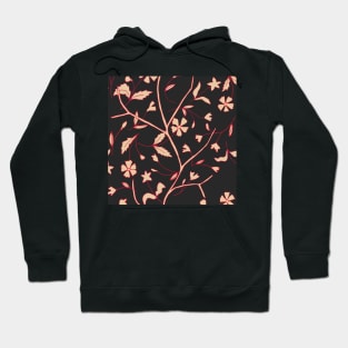 Red Floral Hoodie